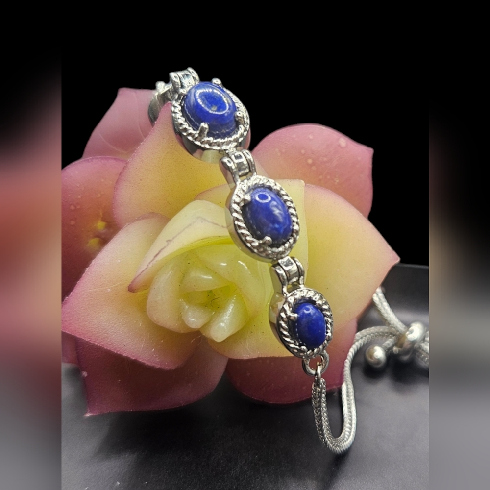 Lapis Lazuli Bolo Bracelet